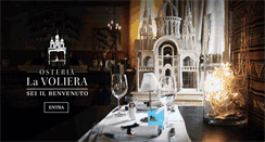 Desktop Screenshot of osterialavoliera.it
